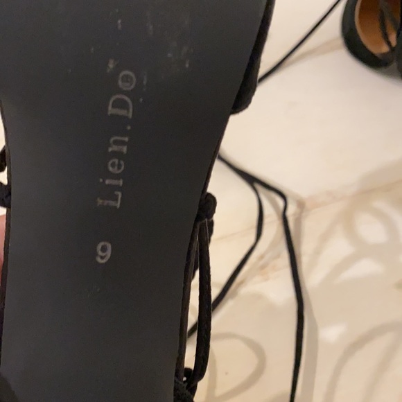 Anthropologie Lien Do ALMA Lace Up Pump - Picture 5 of 5